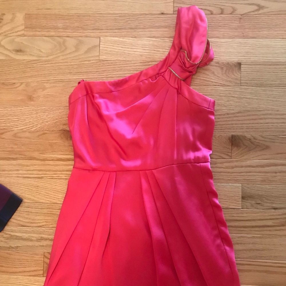 BCBG Monaco Azalea One Shoulder Dress